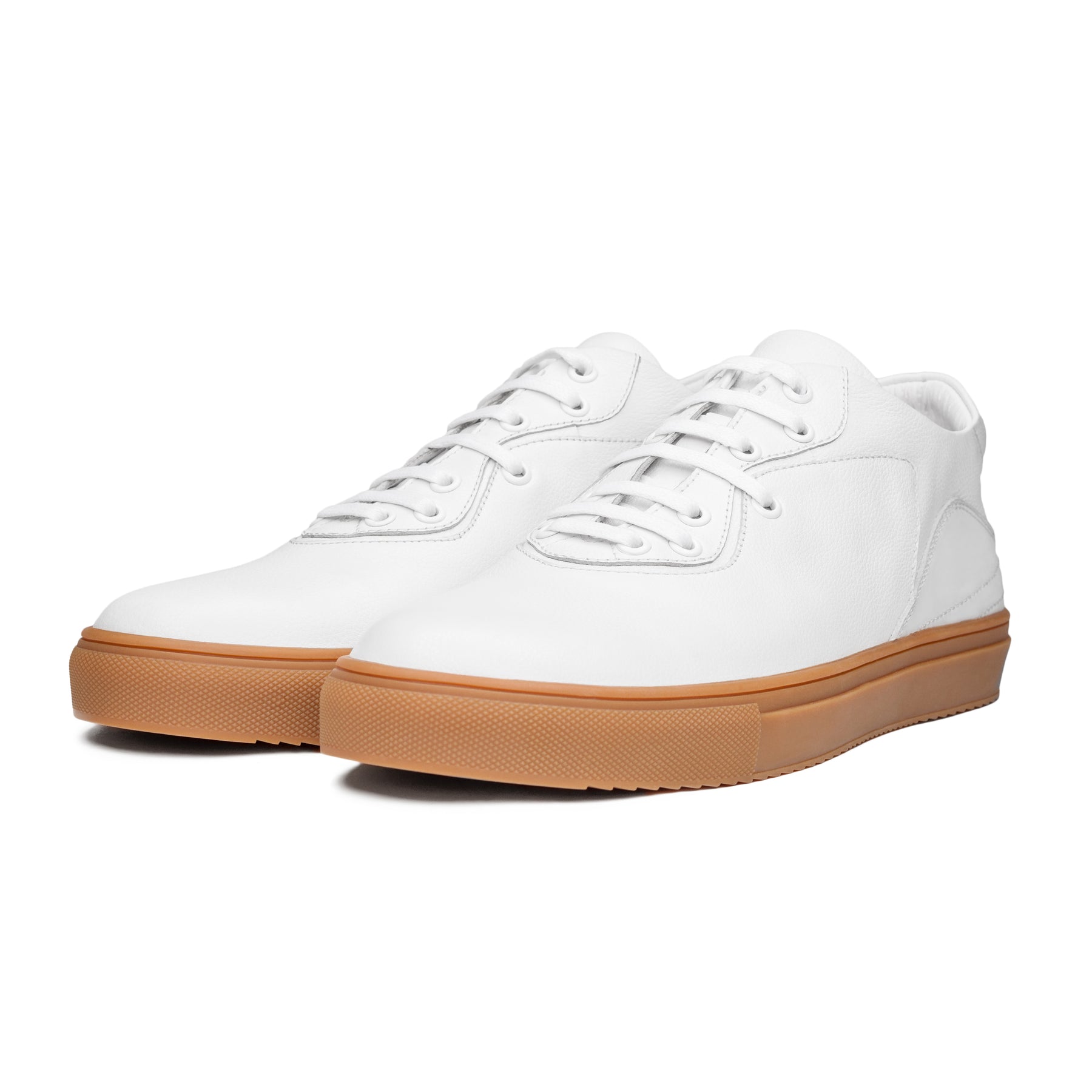 adidas Originals White Leather Gazelle Sneakers With Gum Sole | ASOS